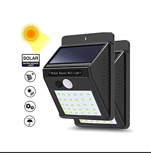 30 LED  waterproof solar light solid high efficiency  garden motion sensor solar light in garden lights